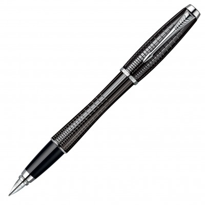 Перьевая ручка Parker Ebony Metal Chiselled FP F 21212Ч