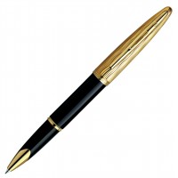 Ручка-роллер WATERMAN Essential Black/Gold RB 41204