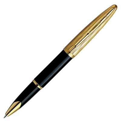 Ручка-роллер WATERMAN Essential Black/Gold RB 41204