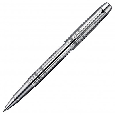 Ручка - роллер Parker IM Premium Shiny Chrome Chiselled RB 20422C 