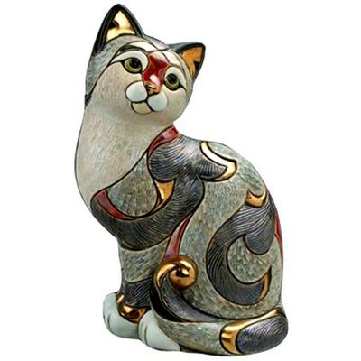 Керамическая фигурка De Rosa Rinconada Кошка Пятнистая