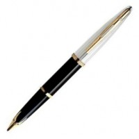 Перьевая ручка WATERMAN DeLuxe Black Silver