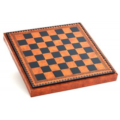 Шахматный бокс с доской Nigri Scacchi коричневый CD35