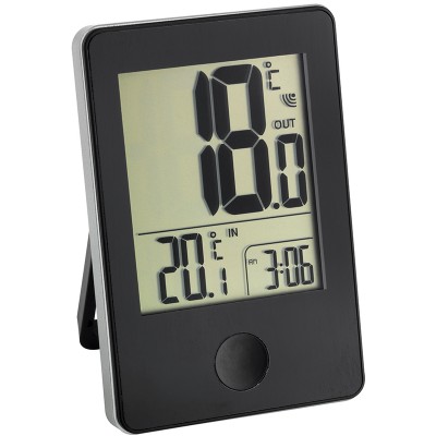 Термометр TFA цифровой Pop черный
