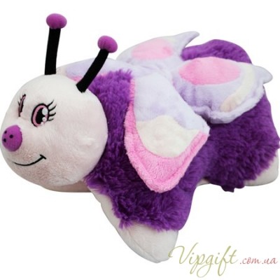 Декоративная подушка-игрушка Pillow Pets Розовая бабочка