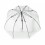Женский зонт-трость прозрачный Fulton Birdcage-1 L041 - White - изображение 2
