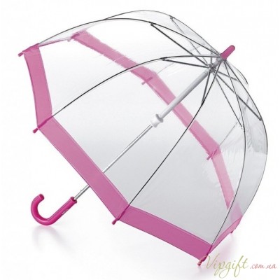 Детский зонт-трость прозрачный Fulton Funbrella-2 C603 - Pink