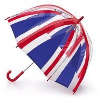 Детский зонт-трость прозрачный Fulton Funbrella-4 UnionJack C605