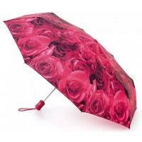 Складной зонт Fulton Open & Close-4 L346 - Photo Rose Red