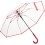 Зонт-трость женский Fare Pure FARE7112-red - изображение 2