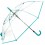 Зонт-трость женский Fare Pure FARE7112-biruza - изображение 1