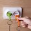 Ключница настенная и брелки для ключей Double Unplug Qualy Зеленый и Оранжевый - изображение 2