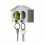 Ключница настенная и брелки для ключей Duo Sparrow Qualy Белый и Зеленый