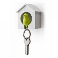 Ключница настенная и брелок для ключей Sparrow Qualy Зеленый