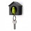 Ключница настенная и брелок для ключей Sparrow Qualy Зеленый в черном