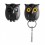Ключница настенная Night Owl Qualy Черная - изображение 1