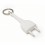 Ключница настенная и брелок для ключей Unplug Qualy Белый - изображение 4