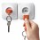Ключница настенная и брелок для ключей Unplug Qualy Оранжевый - изображение 1