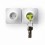Ключница настенная и брелок для ключей Unplug Qualy Зеленый - изображение 2