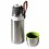 Термос стальной Thermo Flask Black+Blum Серебристый с зеленым - изображение 2