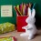 Диспенсер для скотча Desk Bunny Qualy Белый - изображение 3