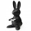 Диспенсер для скотча Desk Bunny Qualy Черный - изображение 1