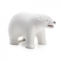 Диспенсер для скотча и скрепок Polar Bear Qualy Белый