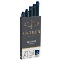 Картриджи Parker Quink 5шт. тёмно-синие 11 410BLB