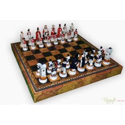 Шахматные фигуры Nigri Scacchi Битва при Ватерлоо medium size