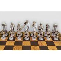 Шахматные фигуры Nigri Scacchi Троянская битва medium size