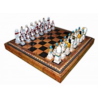 Шахматные фигуры Nigri Scacchi Римляне и египтяне small size