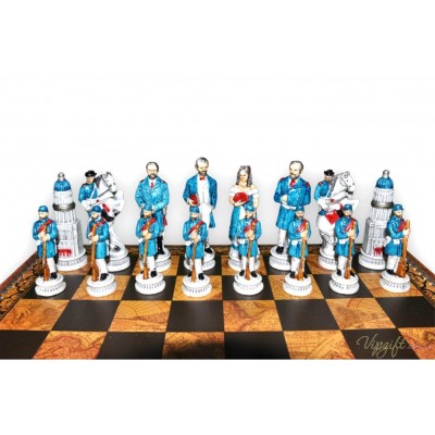 Шахматные фигуры Nigri Scacchi Битва при Геттисберге medium size