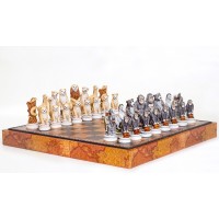Шахматные фигуры Nigri Scacchi Царство животных small size