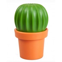 Мельница для соли или перца Tasty Cactus Qualy оранжево-зеленая