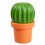 Мельница для соли или перца Tasty Cactus Qualy оранжево-зеленая - изображение 1