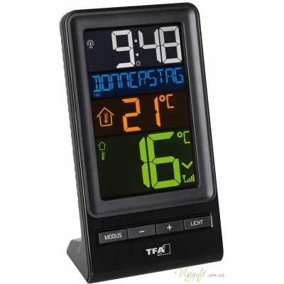 Термометр TFA цифровой SPIRA с внешним радиодатчиком