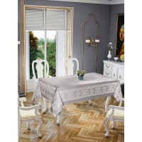 Скатерть Tabe Tropik home Priencly Grey 5698-6