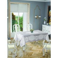 Скатерть Tabe Tropik home Royal Grey 5699-3