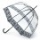 Женский зонт-трость прозрачный Fulton Birdcage-2 Luxe L866 Photo Rose - изображение 1
