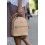Кожаный мини-рюкзак BlankNote Kylie крем-брюле - изображение 4