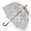 Женский зонт-трость прозрачный Fulton Birdcage-2 L042 Bumble Bees - изображение 1