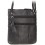 Мужская кожаная сумка Visconti Visconti 18606 Slim Bag Black - изображение 4