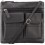 Мужская кожаная сумка Visconti 18608 Slim Bag Black