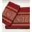 Набор махровых полотенец Gold Soft Life Версаче 50*90 и 70*140 красный - изображение 2