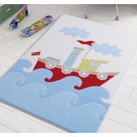 Коврик в детскую комнату Confetti Baby Ship Blue 100x150