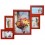 Деревянная мультирамка Руноко Красная на 5 фотографий - изображение 1