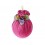 Елочный шар с украшением Цветик-семицветик Бордовая феерия 10 см