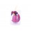Елочный шар с украшением Цветик-семицветик Бордовая феерия 10 см - изображение 3