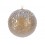 Ёлочное украшение Шар золотой 12 см - изображение 1