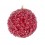 Ёлочное украшение Шар красный 9,5 см - изображение 1